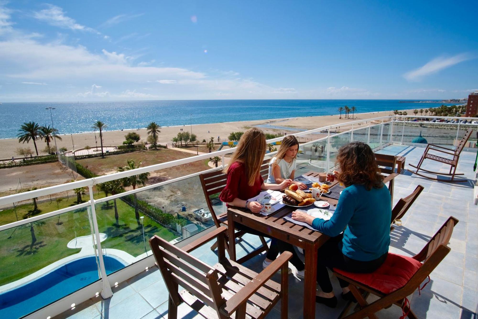Seafront Penthouse Almeria Roquetas de Mar Eksteriør bilde
