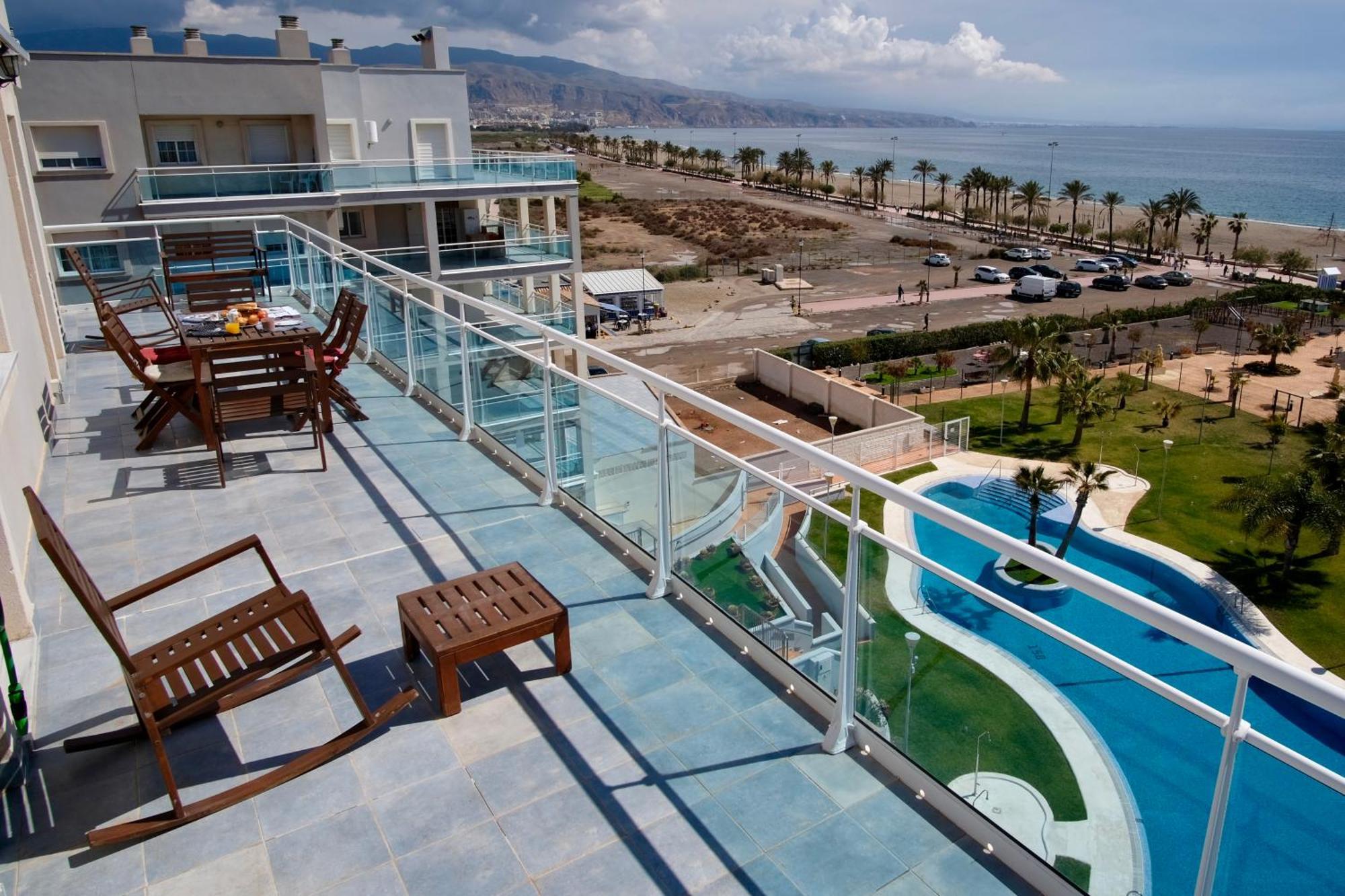 Seafront Penthouse Almeria Roquetas de Mar Eksteriør bilde